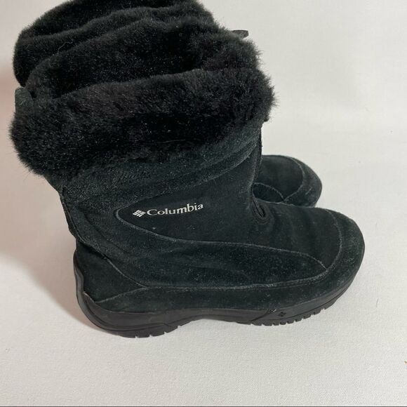 Columbia winter boots black fur lined thinsulate size 6.5 - Picture 3 of 14